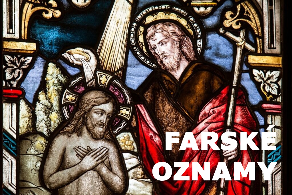 Farské oznamy 21. nedeľa cezrok