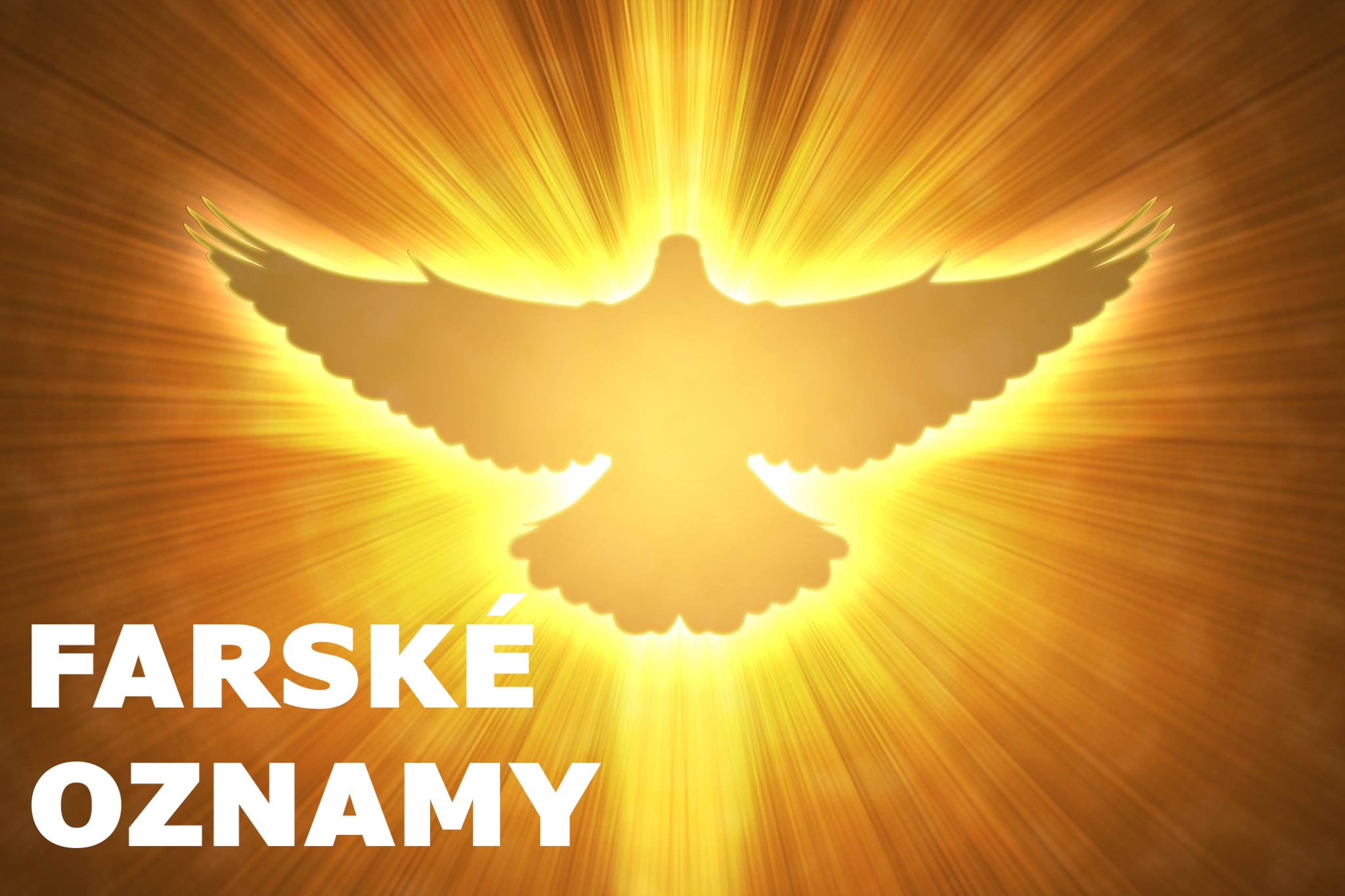Farské oznamy na nedeľu Zoslania Ducha Svätého